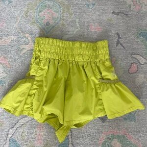 Free People Movement Lime Green Get Your Flirt on Shorts